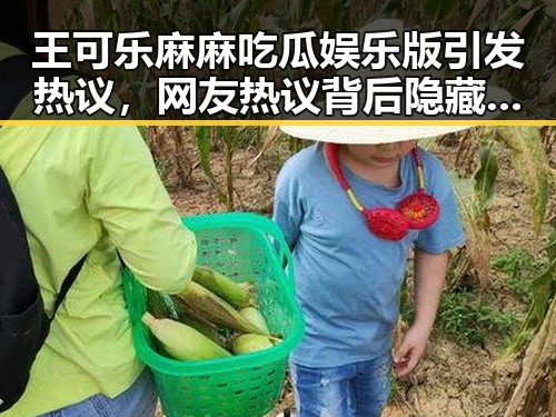 王可乐麻麻吃瓜娱乐版引发热议，网友热议背后隐藏的讨论点