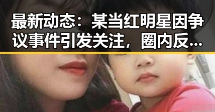 最新动态：某当红明星因争议事件引发关注，圈内反应平静